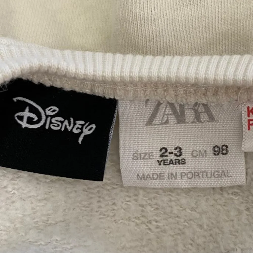 Zara Kids Disney Mickey & Friends Cream Sweatshirt Size 2-3 Years Pullover - Picture 4 of 11